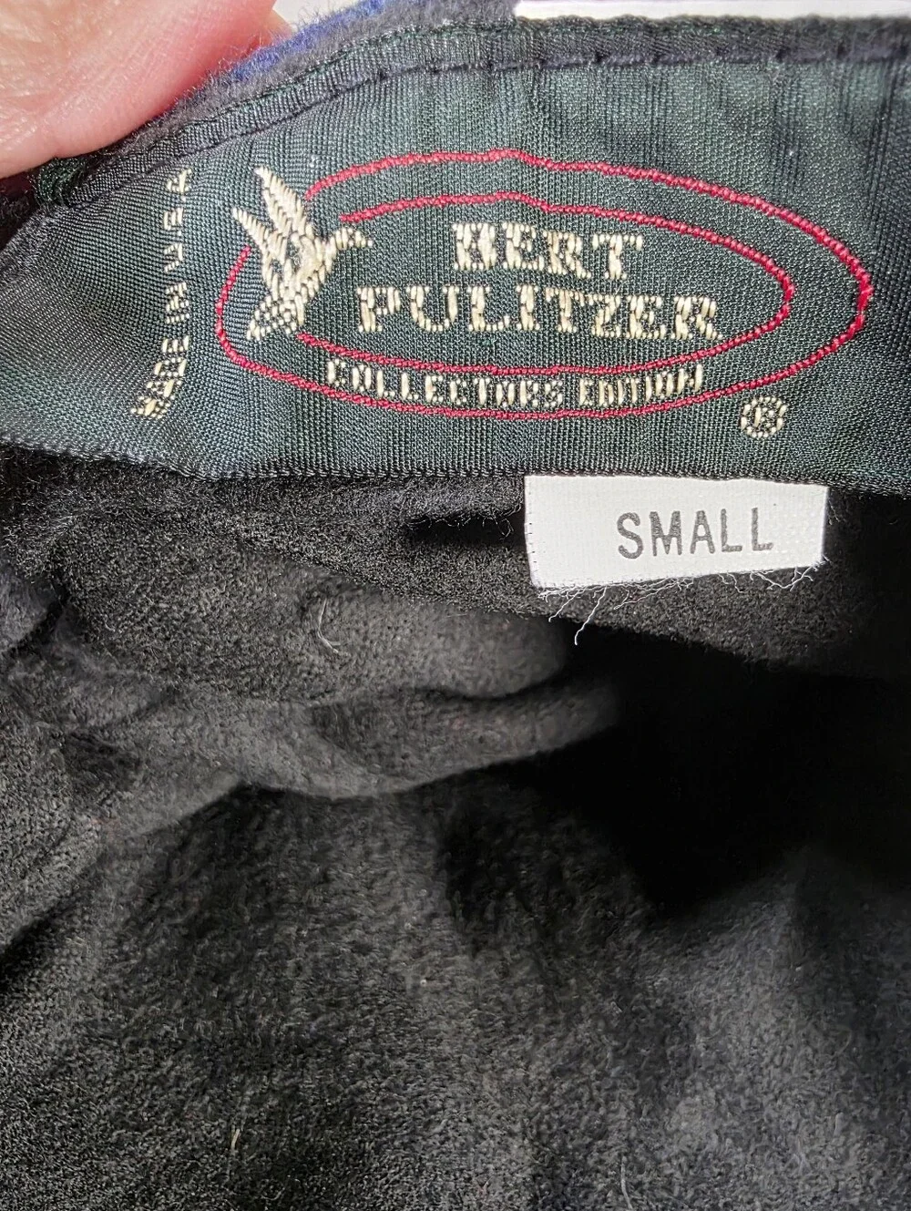 Bert Pulitzer Collector’s Edition Black Watch Tartan Flat Cap - Size Small